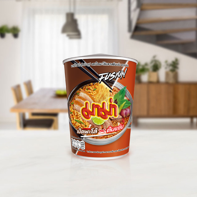 INSTANT CUP NOODLES PA-LO DUCK AND TOM SAAB FLAVOUR