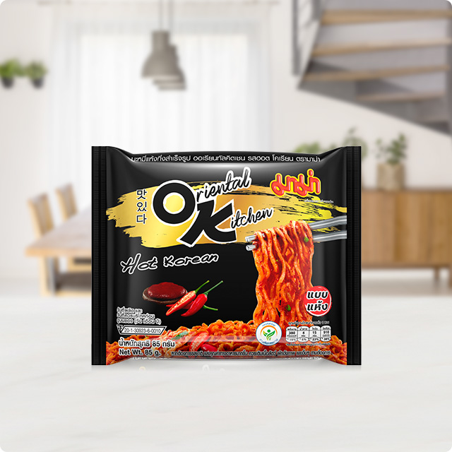 Instant Noodles Oriental Kitchen Korean Spices Flavour