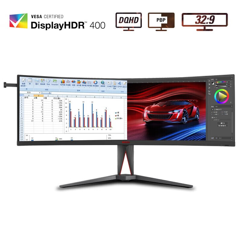 AGON AG455UCX ( 2K / 45" / Curved / 165Hz / HDR400 / sRGB 122% / DCI P3 97% / USB-C 90W )