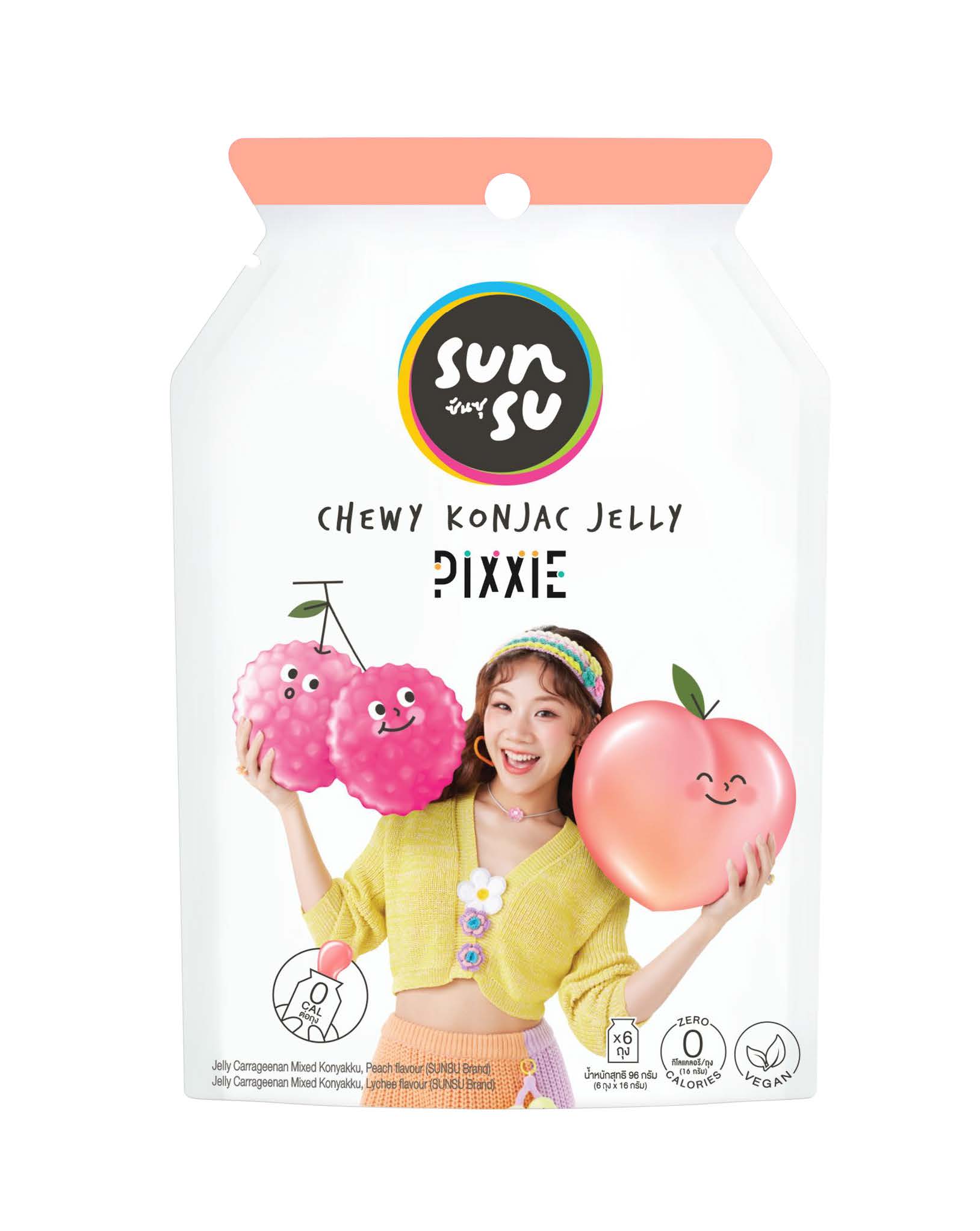 Chewy Konjac Jelly - Peach Lychee