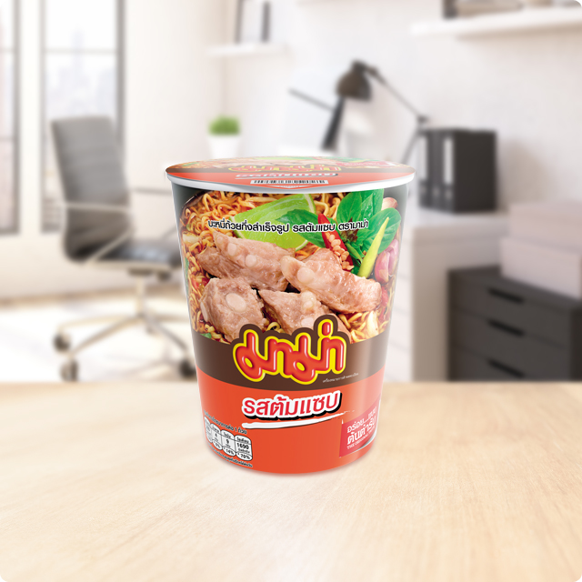 Instant Cup Noodles Tom Saab Flavour