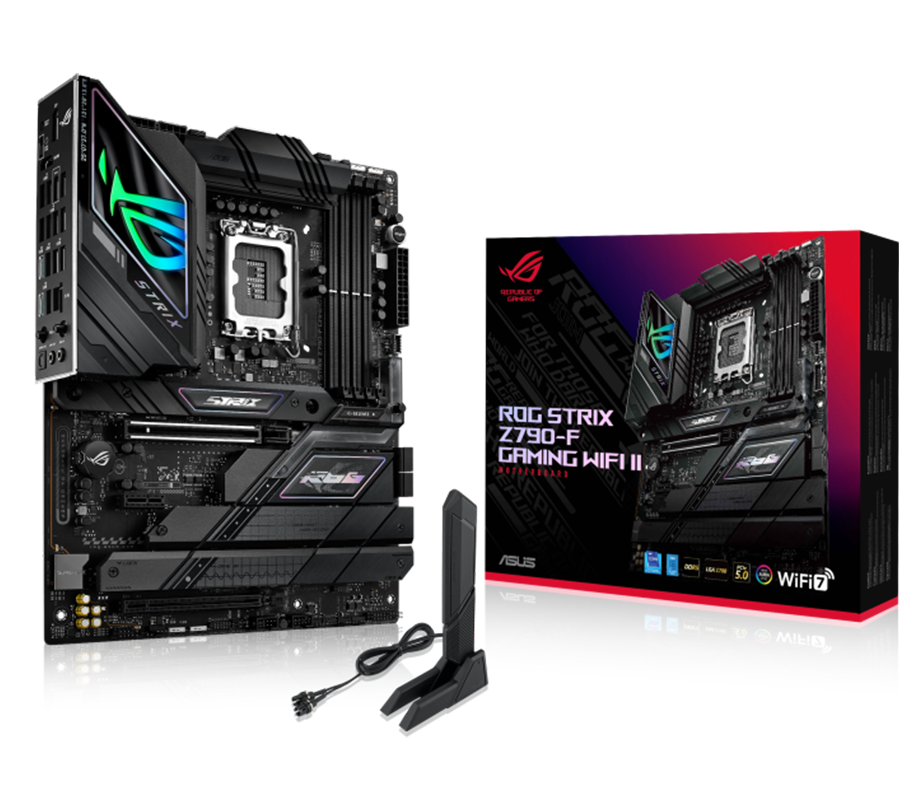 ASUS ROG STRIX Z790-F GAMING WIFI II ( LGA 1700 / 4xDDR5 Slots / M.2 PCIe 4.0 / wifi 7 + Bluetooth )