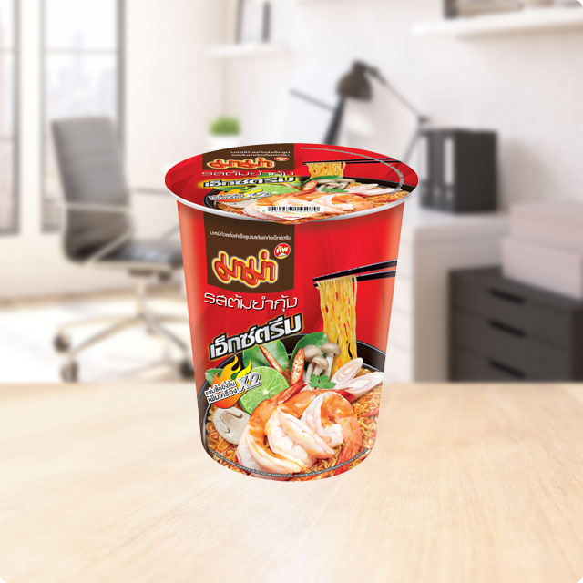 Instant Cup Noodles Spicy Cheese Flavour