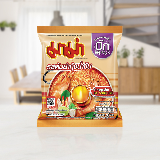 Instant Noodles Shrimp Creamy Tom Yum Flavour (Big Pack)