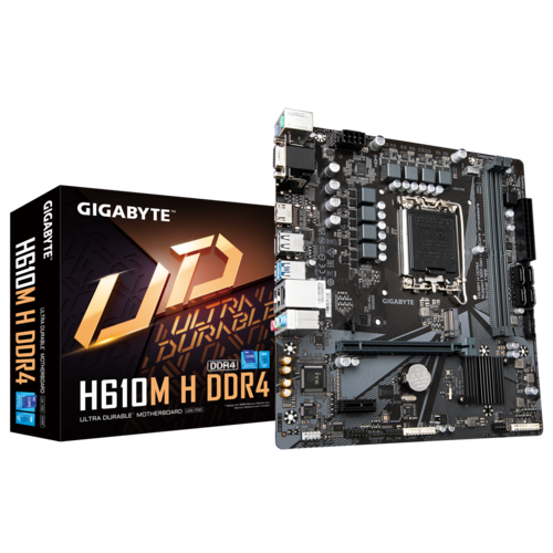 Gigabyte H610M H DDR4 ( LGA 1700 / 2xDDR4 Slots / M.2 PCIe 3.0)