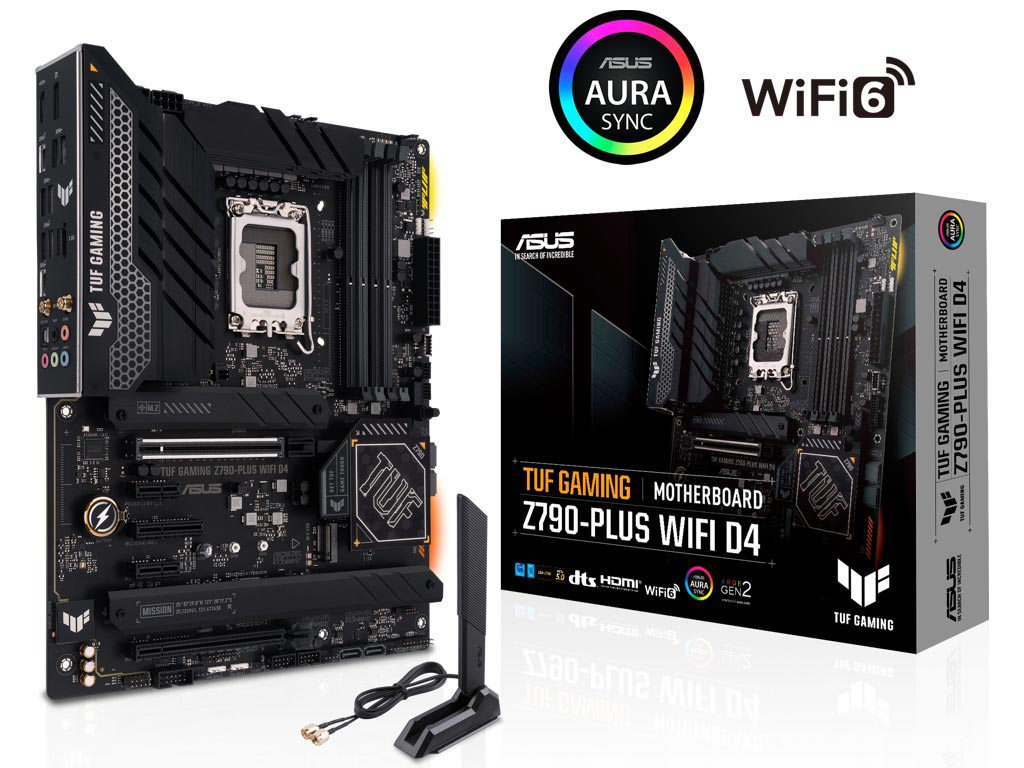ASUS TUF GAMING Z790-PLUS WiFi D5 ( LGA 1700 / 4xDDR4 Slots / M.2 PCIe 4.0 )