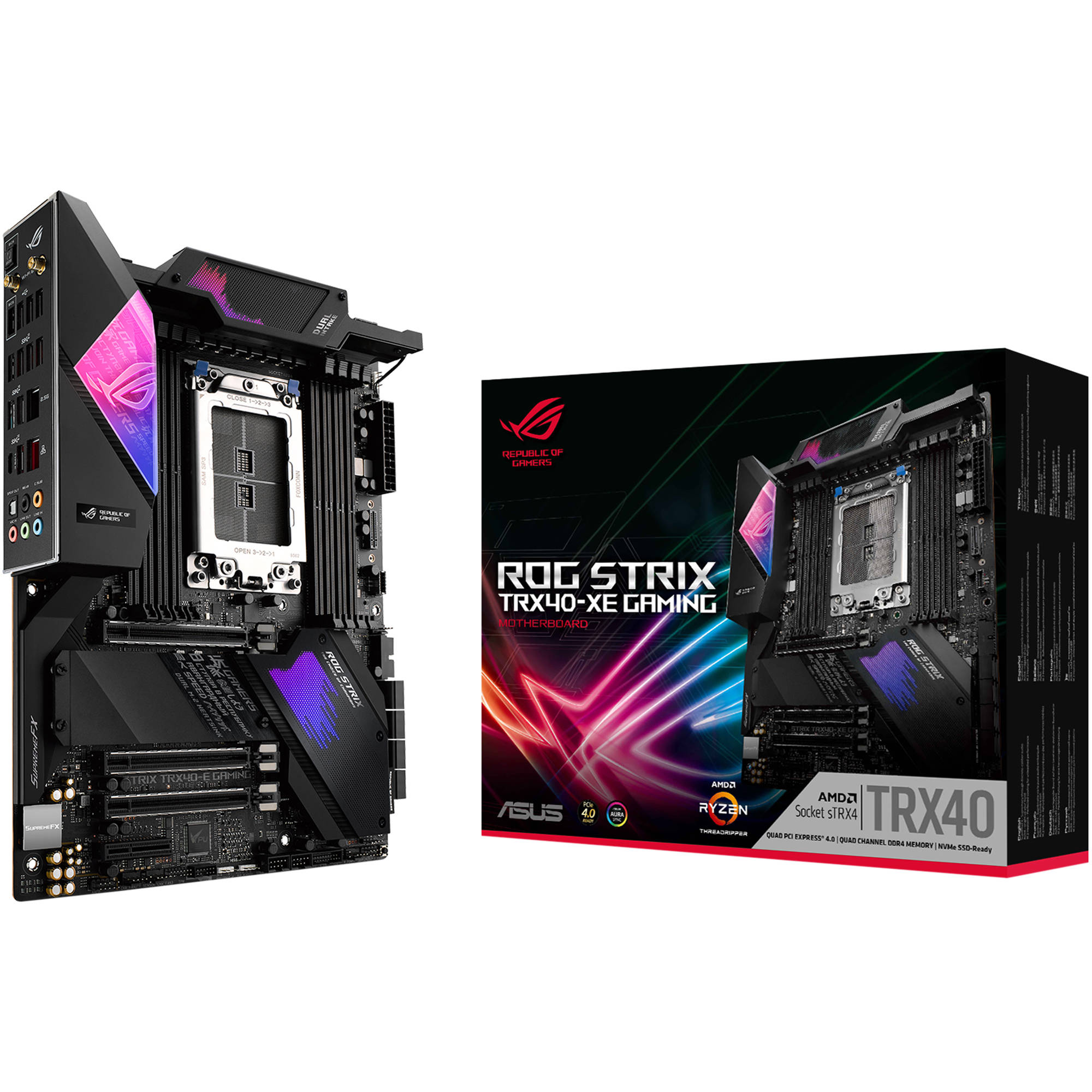 Asus ROG STRIX TRX40-XE GAMING (LGA TRX40 /​ Supported Ram 256GB / WiFi 6 + Bluetooth )
