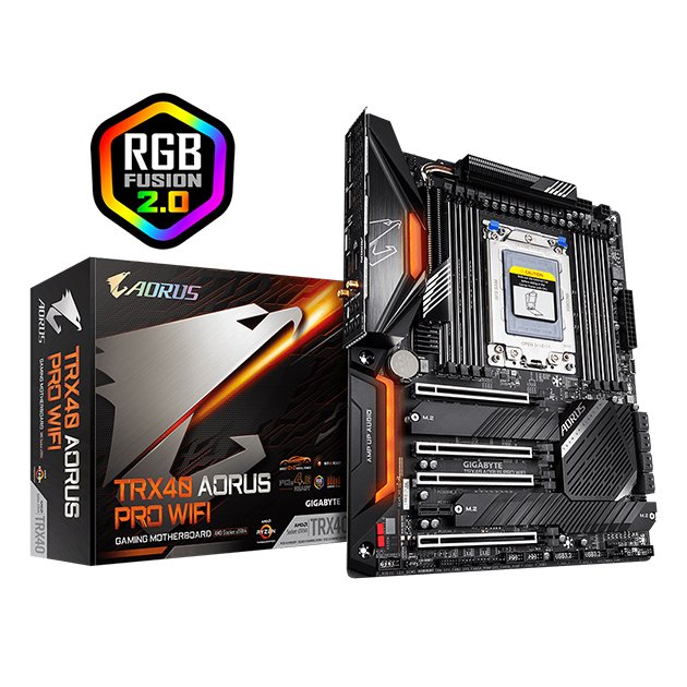 Gigabyte TRX40 AORUS PRO WIFI (LGA TRX40 /​ WiFi 6 + Bluetooth )