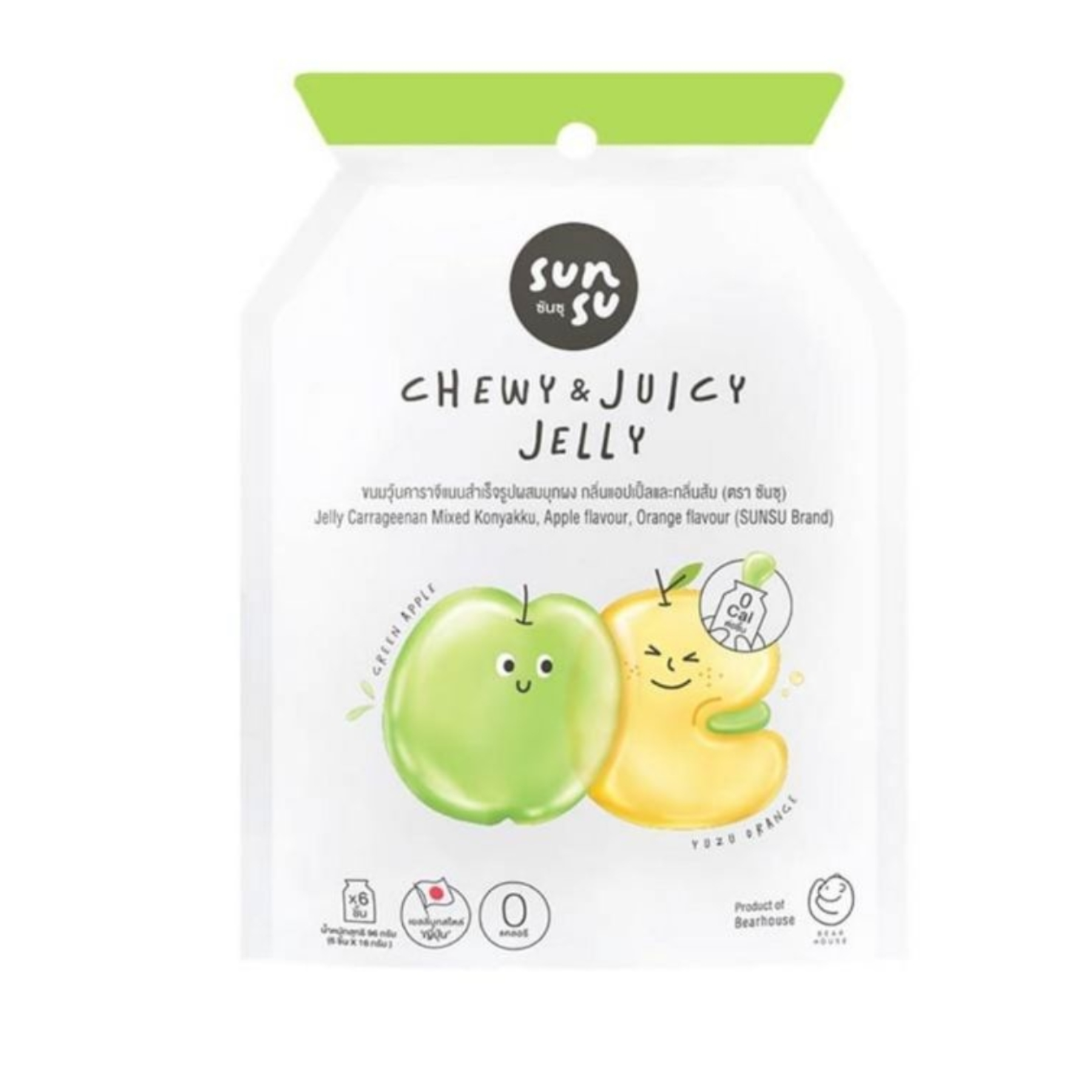 Chewy Konjac Jelly - Apple & Orange