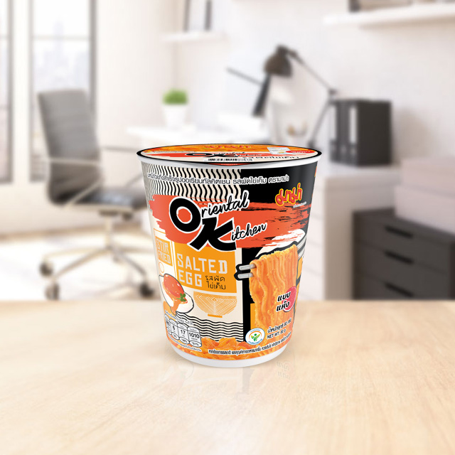 Instant Cup Dried Noodles Oriental Kitchen Hot Korean Flavour