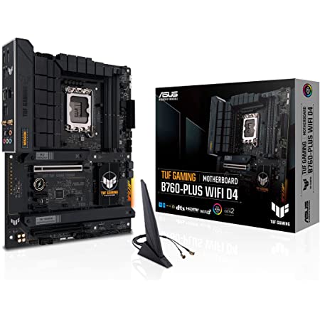 ASUS TUF GAMING B760-PLUS WIFI ( LGA 1700 / 4xDDR5 Slots / M.2 PCIe 4.0 / WiFI 6 ,Bluetooth )