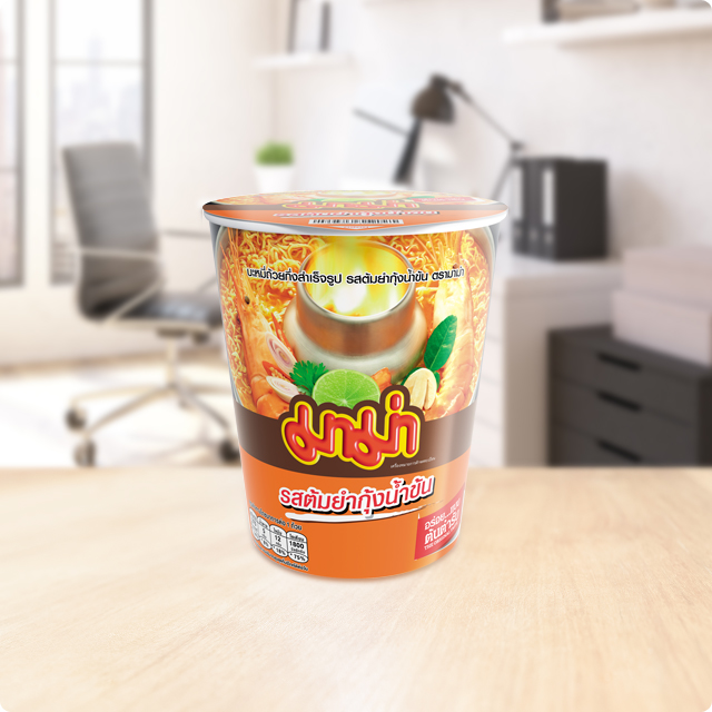Instant Cup Noodles Shrimp Creamy Tom Yum Flavour
