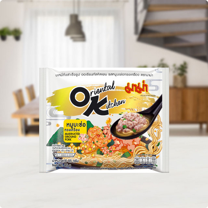 Instant Noodles Oriental Kitchen Marinated Ground Pork Flavour